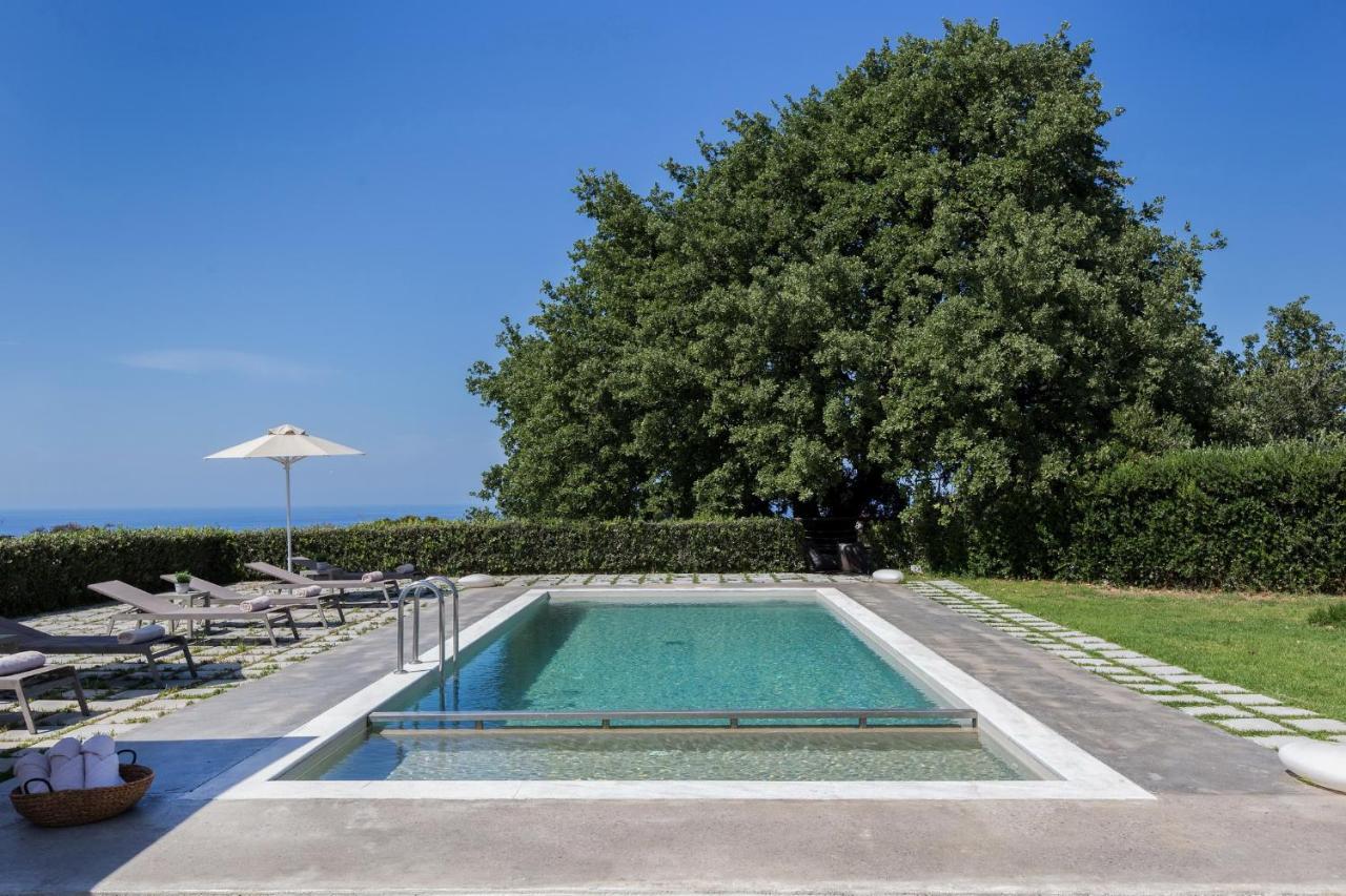 Lux Villa Mia With Heated Pool, 2Km To Beach & Childrens Area! Mikro Metochi Buitenkant foto